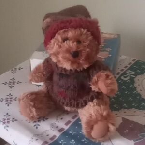 Adorable Plush Christmas Bear